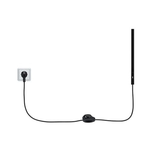 alimentation électrique URail Paulmann noir mat