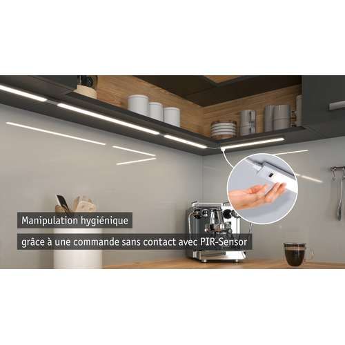 lot de 2 réglettes LED sous meuble Paulmann Inline 2x6w 55cm