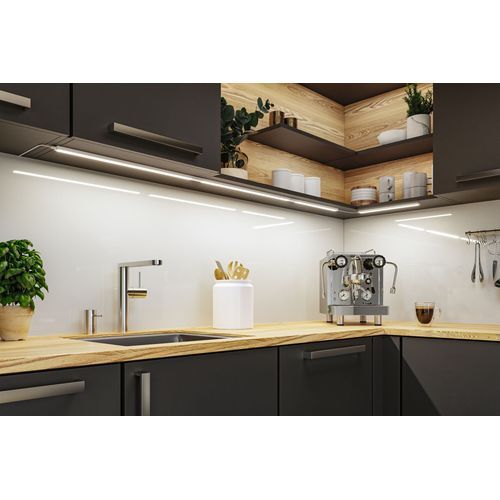 lot de 2 réglettes LED Paulmann Inline 2x6w 55cm idéal dans une cuisine
