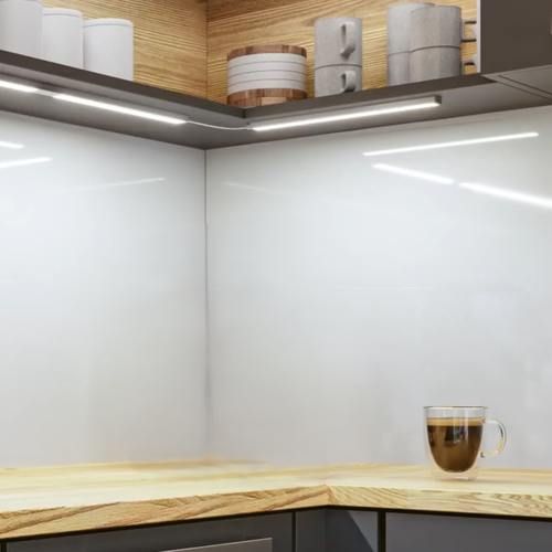 Lot de 2 réglettes LED sous meuble avec interrupteur PAULMANN Inline 4W 350lm 3000K blanc 35cm