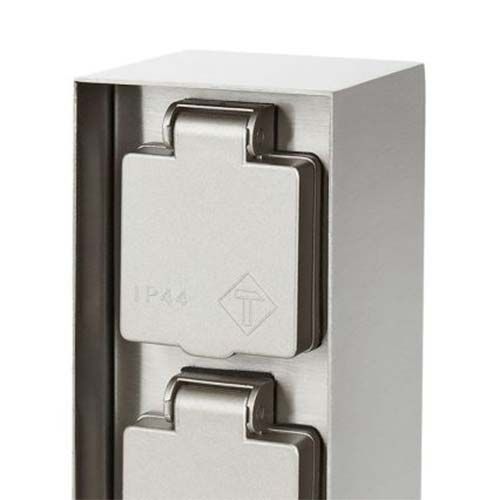 Borne double prise IP44 Philips avec clapet de protection