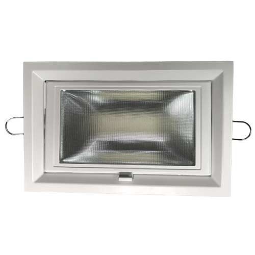 Spot LED 230V 35W 3500lm 4000°K blanc escamotable encastrable et orientable
