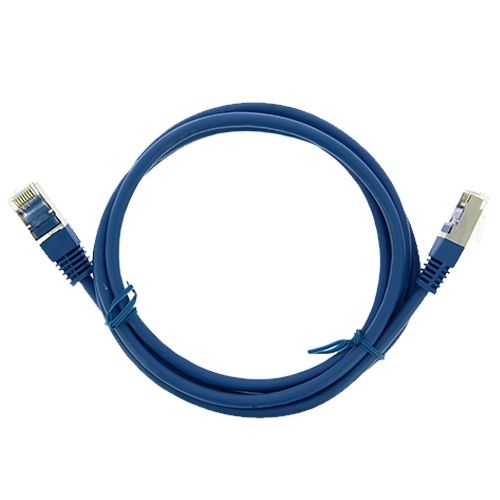 Cordon RJ45 Catégorie 6 F/UTP 1.5m bleu