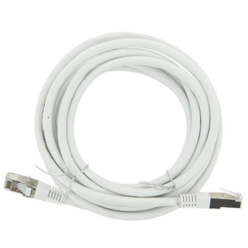 Cordon RJ45 Catégorie 6 F/UTP 5m blanc