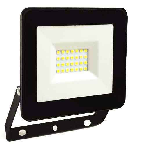 Projecteur extérieur LED extra plat 230V 20W 1500lm 4000K noir