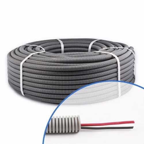 Gaine électrique ICTA préfilée 2x1.5 R/N D16 PROFIFLEX - conditionnement couronne