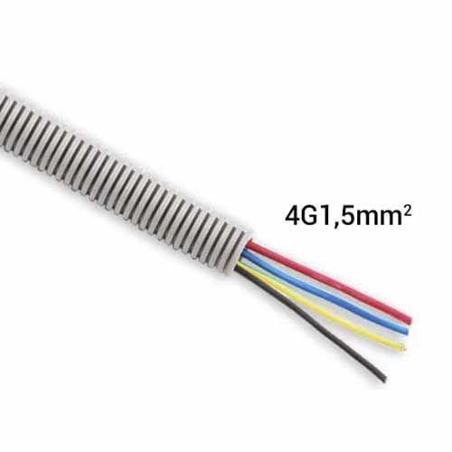 Gaine électrique ICTA préfilée 4G1.5 R/B/VJ/N D20 PROFIFLEX