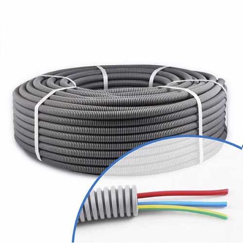 Couronne gaine électrique ICTA préfilée 3G1.5 R/B/VJ D16 PROFIFLEX