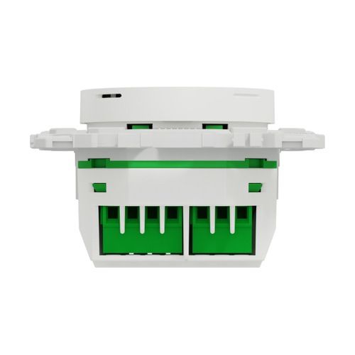 thermostat connecté Schneider Wiser Odace blanc - vue de dessous