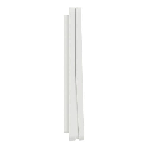 enjoliveur/plaque Schneider Odace Intégral Architecte blanc - vue de côté