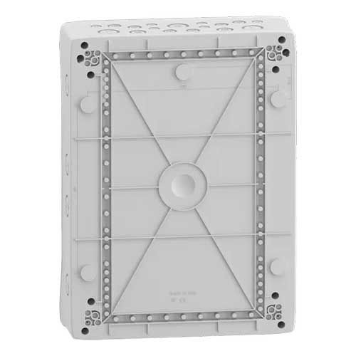 SCHNEIDER Mureva coffret étanche 2 rangées 12 modules IP65 - vue de dos