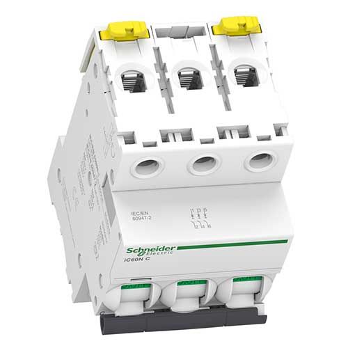 Disjoncteur 25A 3P SCHNEIDER Acti9 iC60N Europe