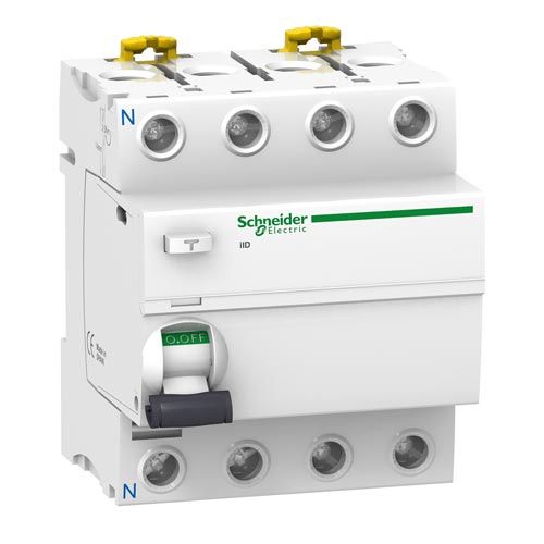 SCHNEIDER Acti9 iID Interrupteur différentiel tétrapolaire 63A 30mA type AC 4M 400V - A9R11463