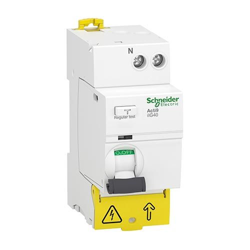 Interrupteur différentiel SCHNEIDER ACTI9 1P+N 63A 300mA type AC iIG40 - A9R77663_x000D_