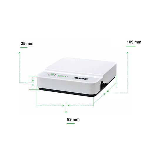 Dimensions de l'onduleur électrique Schneider 12V CC