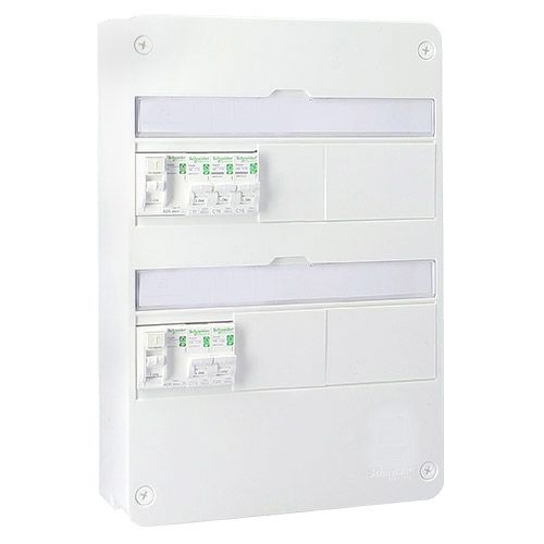 SCHNEIDER Resi9 XP Tableau électrique prééquipé 2 rangées 2ID 40A 5 disjoncteurs