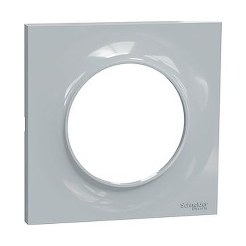 Plaque de finition 1 poste Schneider Odace Styl coloris sable