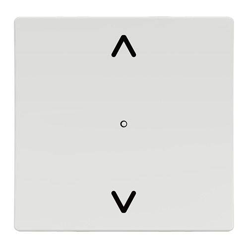 Interrupteur volets roulants 4A Zigbee blanc Schneider Wiser Unica - vue de face