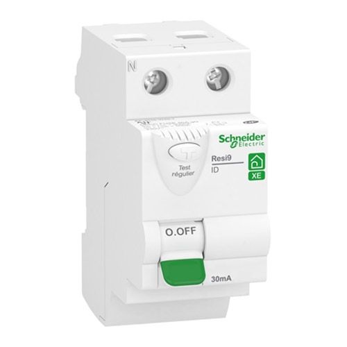 SCHNEIDER Resi9 XE Interrupteur différentiel 63A 30mA type AC auto 230V - R9ERC263