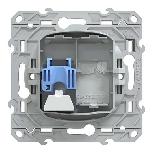 Prise RJ45 catégorie 6a STP blanc SCHNEIDER Ovalis - vue de dos