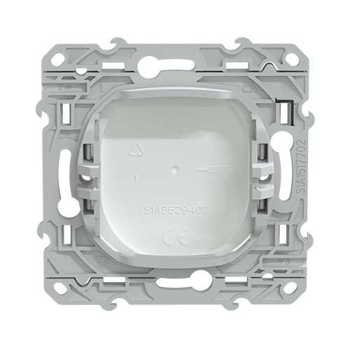 Obturateur SCHNEIDER Ovalis blanc - S320666