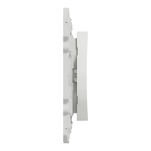 SCHNEIDER Wiser Odace interrupteur centralisé sans fil 2 ou 4 boutons poussoirs blanc - vue de côté