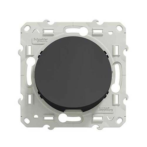SCHNEIDER Odace Sortie de câble anthracite - S540662