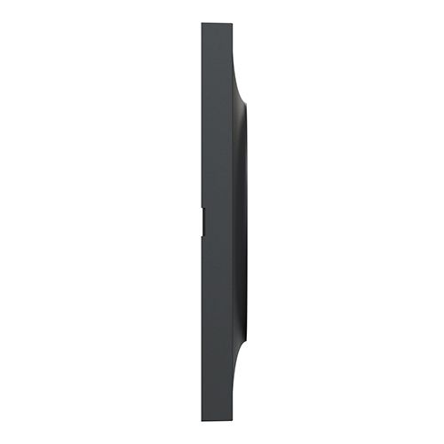 SCHNEIDER Odace Styl Plaque triple anthracite - image de côté