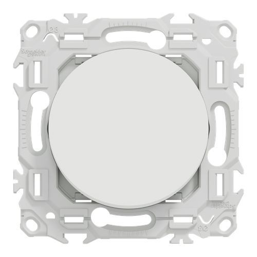 Permutateur Schneider Odace blanc craie - vue de face