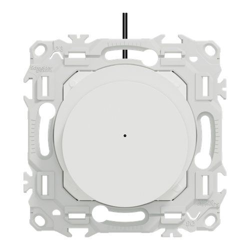 interrupteur à carte Schneider Odace blanc - vue de face