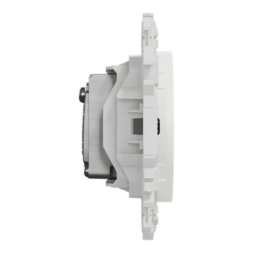 prise TV simple Schneider Odace - vue de côté
