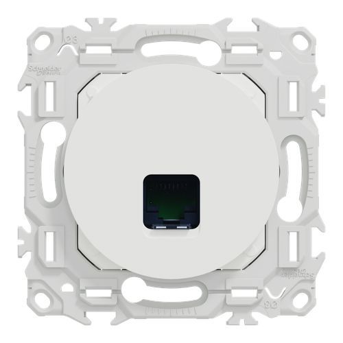 prise RJ45 Schneider Odace - vue de face