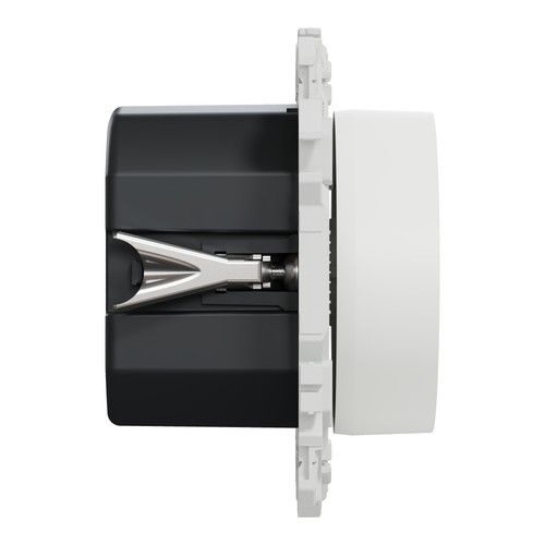 variateur de lumière Schneider Odace blanc - vue de côté
