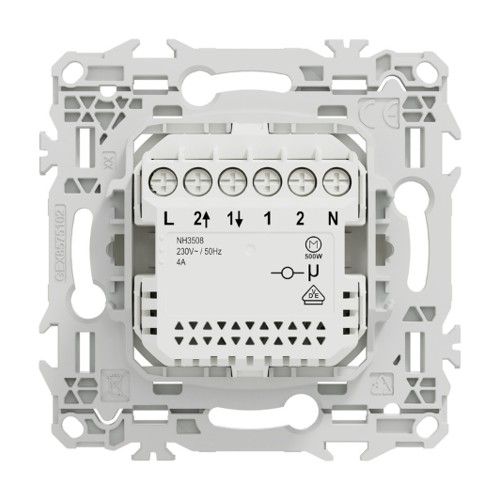 interrupteur volet roulant Schneider Wiser Odace - vue de dos