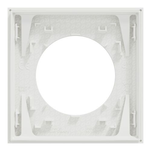 lot de 168 plaques de finition Schneider Odace blanc craie - vue de dos