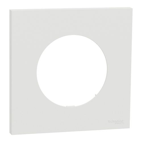 lot de 168 plaques de finition Schneider Odace blanc craie