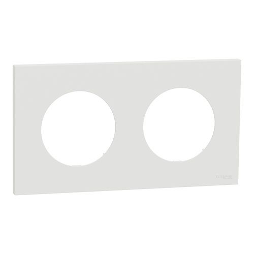 lot de 84 plaques de finition Schneider Odace Schneider blanc craie