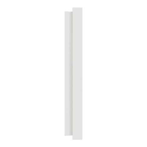 plaque de finition 4 postes Schneider Odace® Schneider blanc craie - vue de côté