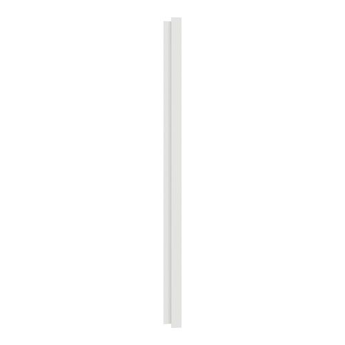 plaque de finition 3 postes Schneider Odace® blanc craie E57 - vue de côté