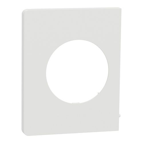 plaque de finition latérale Schneider Odace Architecte blanche