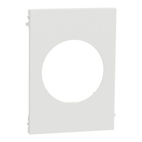 plaque de finition centrale Schneider Odace Architecte blanc craie