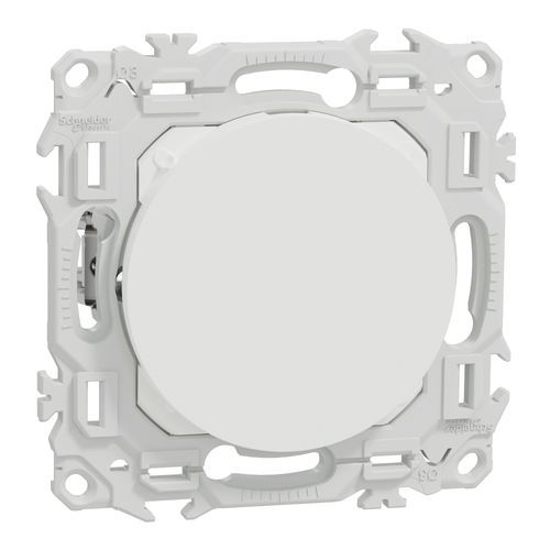 obturateur à griffes Schneider Odace blanc craie