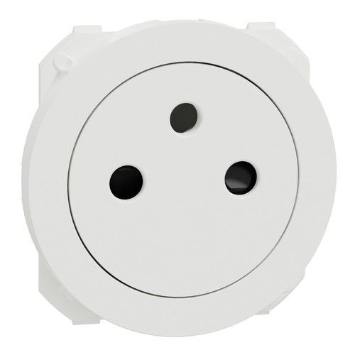 enjoliveur prise affleurante Schneider Odace blanc RAL 9003