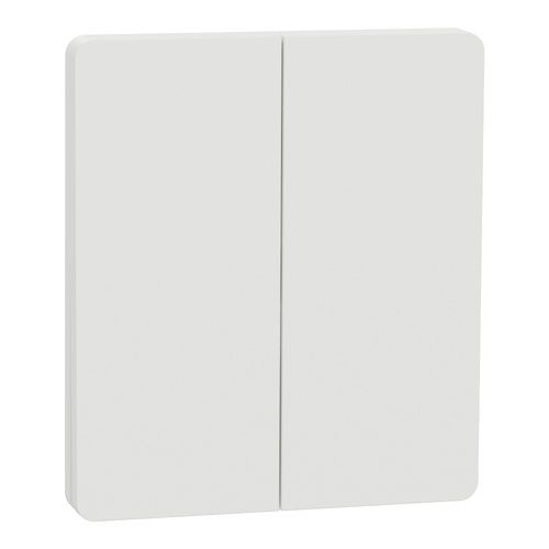 enjoliveur/plaque Schneider Odace Intégral blanc