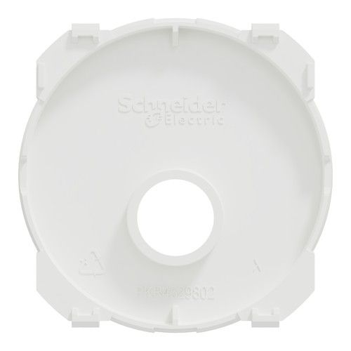enjoliveur prise TV Schneider Odace Schneider blanc - vue de dos