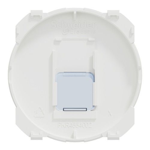 Enjoliveur prise RJ45 Schneider Odace blanc - vue de dos