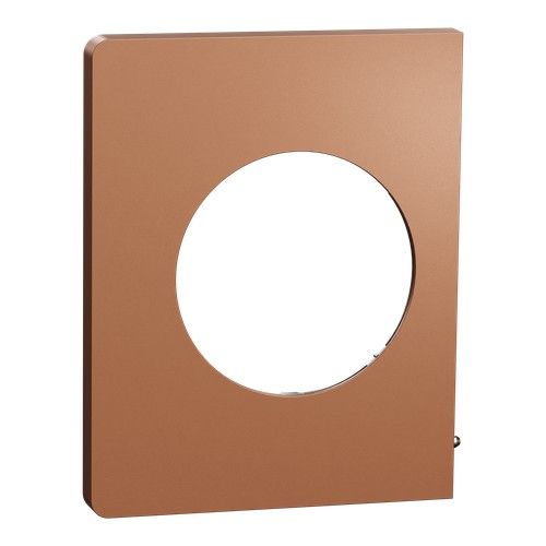 plaque de finition latérale Schneider Odace Architecte effet Cuivre