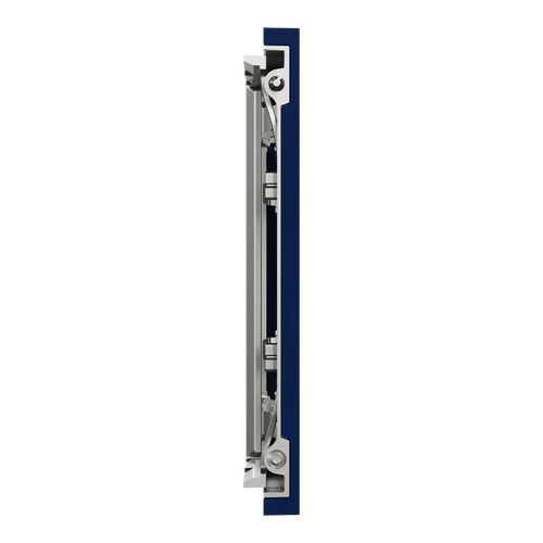 Plaque de finition latérale Schneider Odace Architecte Bleu émaillé - vue de côté