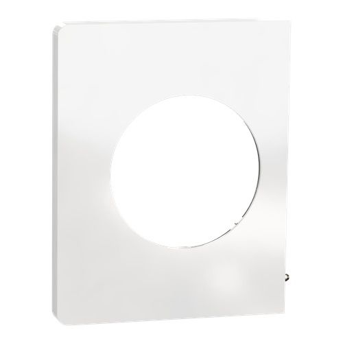 plaque de finition latérale Schneider Odace Architecte Blanc émaillé