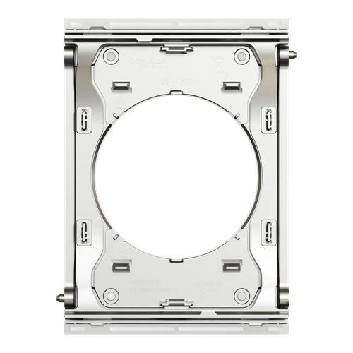 plaque de finition centrale Schneider Odace Architecte Blanc émaillé - vue de dos